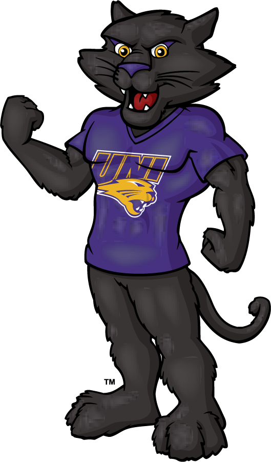 Northern Iowa Panthers 2002-2021 Mascot Logo v2 iron on transfers for T-shirts